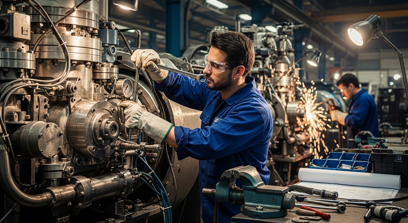Mantenimiento de maquinaria industrial en Querétaro