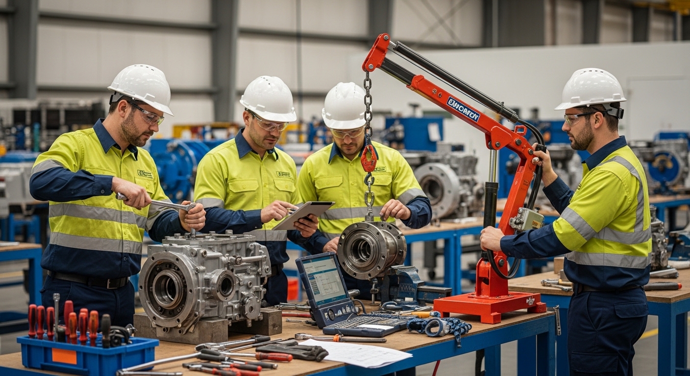 Servicio profesional de montaje y desmontaje industrial en Querétaro