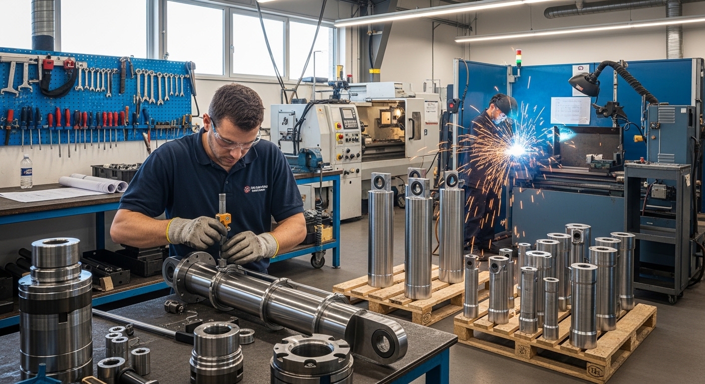 Fabricación de cilindros hidráulicos y neumáticos a medida