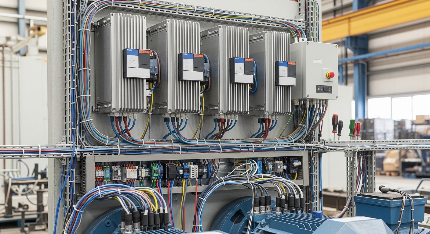 Instalación de drives C.A y C.D para control de motores