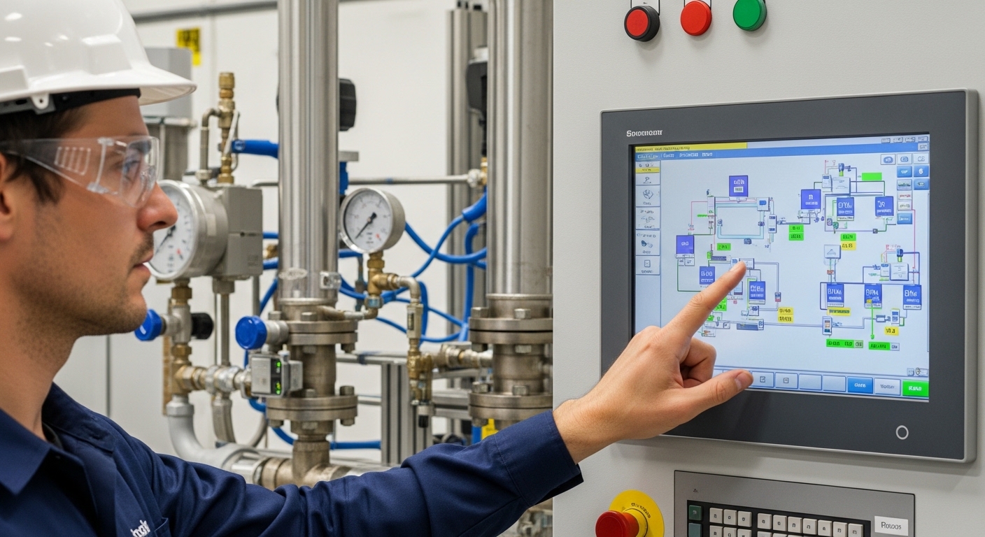 Control de procesos industriales con PLC