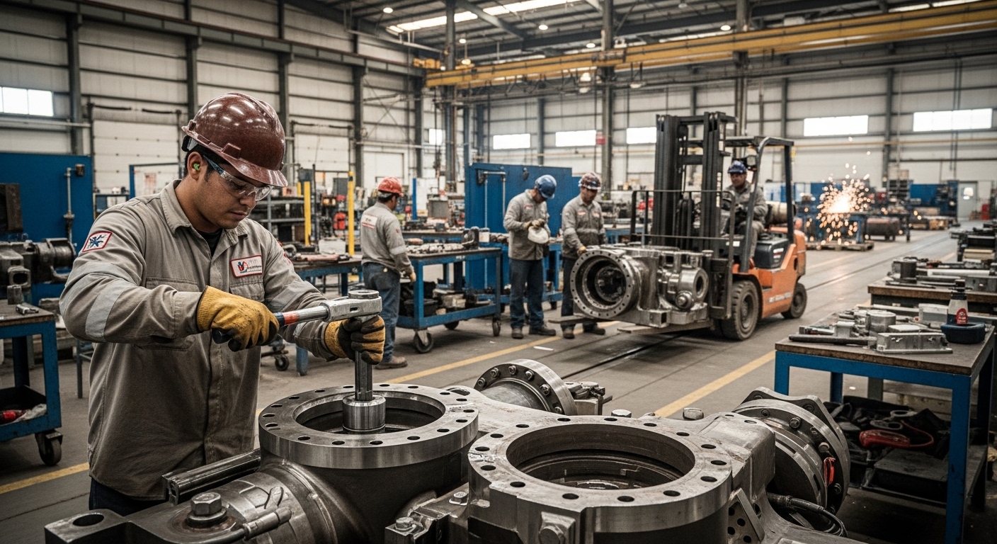 Proceso de montaje industrial en nuestras instalaciones